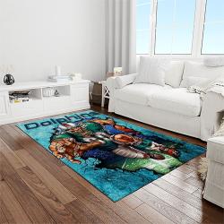 nfl miami dolphins football sport team logo carpet rectangle area rug for living room home room decor gift for fans light room mdp33