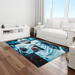 nfl miami dolphins football sport team logo carpet rectangle area rug for living room home room decor gift for fans light room mdp54