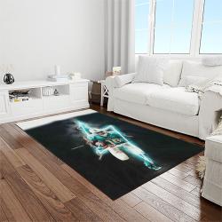 nfl miami dolphins football sport team logo carpet rectangle area rug for living room home room decor gift for fans light room mdp55