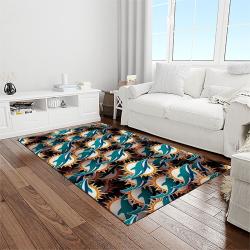 nfl miami dolphins football sport team logo carpet rectangle area rug for living room home room decor gift for fans light room mdp60