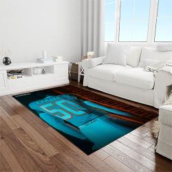 nfl miami dolphins football sport team logo carpet rectangle area rug for living room home room decor gift for fans light room mdp9