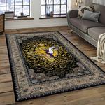 nfl minnesota vikings football sport team logo carpet rectangle area rug for living room home room decor gift for fans dark room msvk2