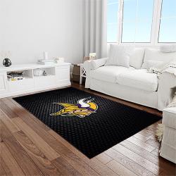 nfl minnesota vikings football sport team logo carpet rectangle area rug for living room home room decor gift for fans light room msvk12