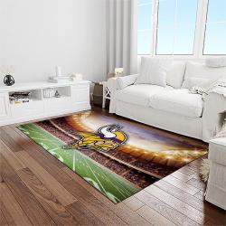nfl minnesota vikings football sport team logo carpet rectangle area rug for living room home room decor gift for fans light room msvk16