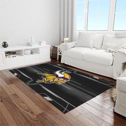 nfl minnesota vikings football sport team logo carpet rectangle area rug for living room home room decor gift for fans light room msvk7