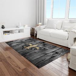 nfl new orleans saints football sport team logo carpet rectangle area rug for living room home room decor gift for fans light room nols6