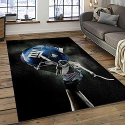 NFL New York Giants Rectangle Rug Personalized Non-Slip Carpet Gift For Football Fans NYGT16