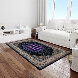 nfl new york giants football sport team logo carpet rectangle area rug for living room home room decor gift for fans light room nygn2