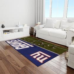 nfl new york giants football sport team logo carpet rectangle area rug for living room home room decor gift for fans light room nygt4