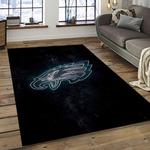 nfl philadelphia eagles football sport team logo carpet rectangle area rug for living room home room decor gift for fans dark room pde15