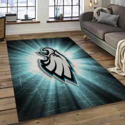 NFL Philadelphia Eagles Rectangle Rug Personalized Non-Slip Carpet Gift For Football Fans PDE17