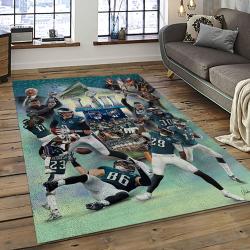 NFL Philadelphia Eagles Rectangle Rug Personalized Non-Slip Carpet Gift For Football Fans PDE23