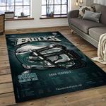 nfl philadelphia eagles football sport team logo carpet rectangle area rug for living room home room decor gift for fans dark room pde28
