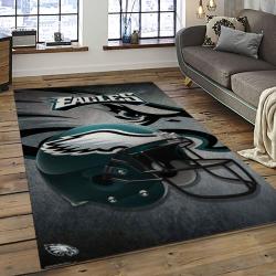 NFL Philadelphia Eagles Rectangle Rug Personalized Non-Slip Carpet Gift For Football Fans PDE29