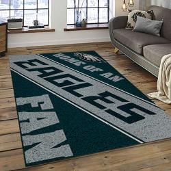 NFL Philadelphia Eagles Rectangle Rug Personalized Non-Slip Carpet Gift For Football Fans PDE4
