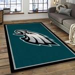 nfl philadelphia eagles football sport team logo carpet rectangle area rug for living room home room decor gift for fans dark room pde40