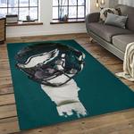 nfl philadelphia eagles football sport team logo carpet rectangle area rug for living room home room decor gift for fans dark room pde46