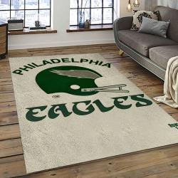 NFL Philadelphia Eagles Rectangle Rug Personalized Non-Slip Carpet Gift For Football Fans PDE5