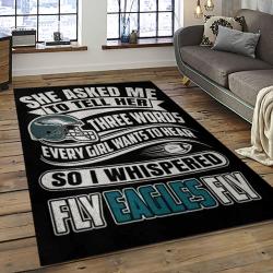 NFL Philadelphia Eagles Rectangle Rug Personalized Non-Slip Carpet Gift For Football Fans PDE53