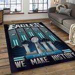 nfl philadelphia eagles football sport team logo carpet rectangle area rug for living room home room decor gift for fans dark room pde59