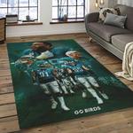 nfl philadelphia eagles football sport team logo carpet rectangle area rug for living room home room decor gift for fans dark room pde63