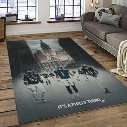 NFL Philadelphia Eagles Rectangle Rug Personalized Non-Slip Carpet Gift For Football Fans PDE64