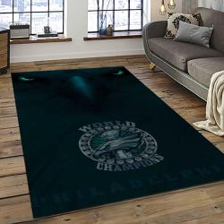 NFL Philadelphia Eagles Rectangle Rug Personalized Non-Slip Carpet Gift For Football Fans PDE70