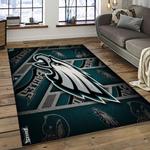 nfl philadelphia eagles football sport team logo carpet rectangle area rug for living room home room decor gift for fans dark room pde72