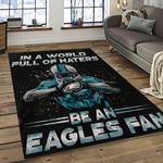 nfl philadelphia eagles football sport team logo carpet rectangle area rug for living room home room decor gift for fans dark room pde74