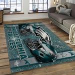 nfl philadelphia eagles football sport team logo carpet rectangle area rug for living room home room decor gift for fans dark room pde77