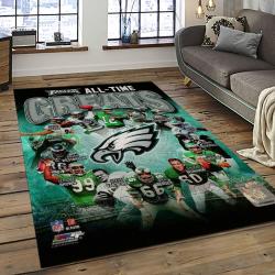 NFL Philadelphia Eagles Rectangle Rug Personalized Non-Slip Carpet Gift For Football Fans PDE85