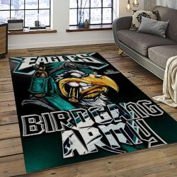 NFL Philadelphia Eagles Rectangle Rug Personalized Non-Slip Carpet Gift For Football Fans PDE88