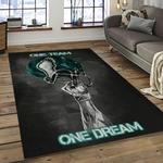 nfl philadelphia eagles football sport team logo carpet rectangle area rug for living room home room decor gift for fans dark room pde89