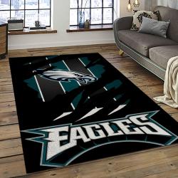 NFL Philadelphia Eagles Rectangle Rug Personalized Non-Slip Carpet Gift For Football Fans PDE97