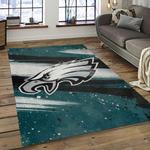 nfl philadelphia eagles football sport team logo carpet rectangle area rug for living room home room decor gift for fans dark room pde99
