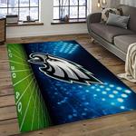 nfl philadelphia eagles football sport team logo carpet rectangle area rug for living room home room decor gift for fans dark room plpe17