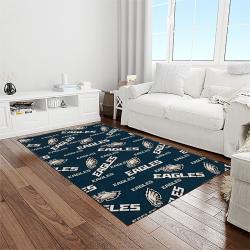 nfl philadelphia eagles football sport team logo carpet rectangle area rug for living room home room decor gift for fans light room pde38