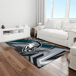 nfl philadelphia eagles football sport team logo carpet rectangle area rug for living room home room decor gift for fans light room pde42