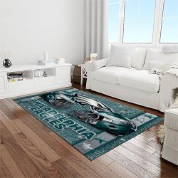 nfl philadelphia eagles football sport team logo carpet rectangle area rug for living room home room decor gift for fans light room pde77