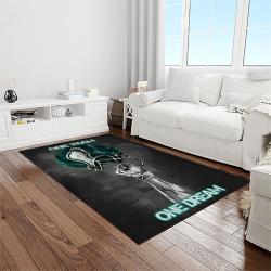 nfl philadelphia eagles football sport team logo carpet rectangle area rug for living room home room decor gift for fans light room pde89
