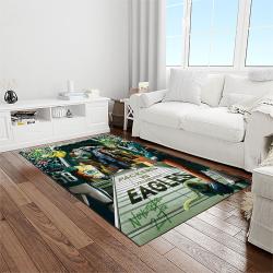 nfl philadelphia eagles football sport team logo carpet rectangle area rug for living room home room decor gift for fans light room pde9