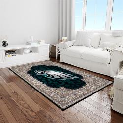 nfl philadelphia eagles football sport team logo carpet rectangle area rug for living room home room decor gift for fans light room plpe4