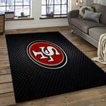 nfl san francisco 49ers football sport team logo carpet rectangle area rug for living room home room decor gift for fans dark room sfcc13