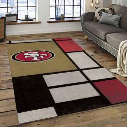 NFL San Francisco 49ers Rectangle Rug Personalized Non-Slip Carpet Gift For Football Fans SFRE2