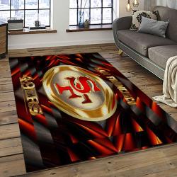 NFL San Francisco 49ers Rectangle Rug Personalized Non-Slip Carpet Gift For Football Fans SFRE80