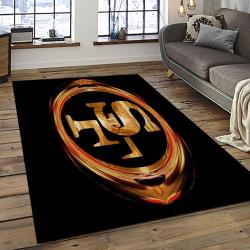 NFL San Francisco 49ers Rectangle Rug Personalized Non-Slip Carpet Gift For Football Fans SFRE87