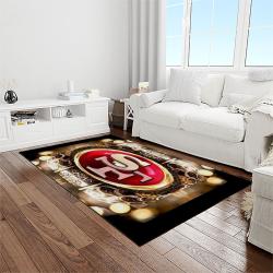 nfl san francisco 49ers football sport team logo carpet rectangle area rug for living room home room decor gift for fans light room sfre28
