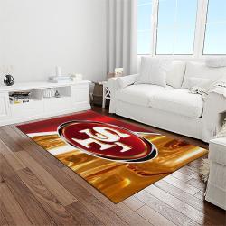 nfl san francisco 49ers football sport team logo carpet rectangle area rug for living room home room decor gift for fans light room sfre53