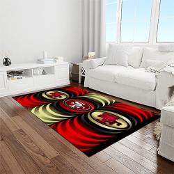 nfl san francisco 49ers football sport team logo carpet rectangle area rug for living room home room decor gift for fans light room sfre81