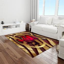 nfl san francisco 49ers football sport team logo carpet rectangle area rug for living room home room decor gift for fans light room sfre90